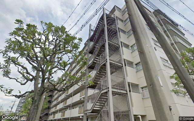 越谷ファミールハイツ5号棟の外観（Googleストリートビュー）