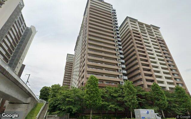 パークハウスつくば研究学園けやきレジデンス弐番館の外観（Googleストリートビュー）