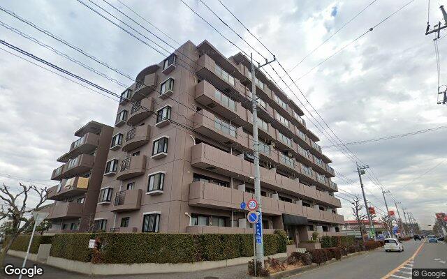 エクセラージュ牛久の外観（Googleストリートビュー）