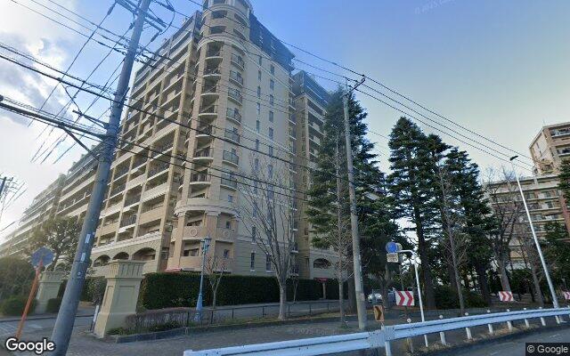 レイディアントシティ向ヶ丘遊園フランス街区の外観（Googleストリートビュー）