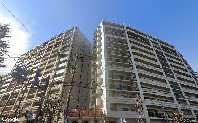レイディアントシティ向ヶ丘遊園の外観（Googleストリートビュー）