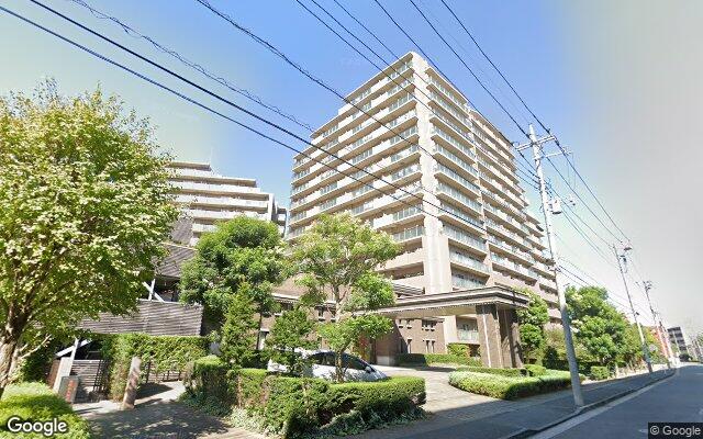 ガーデンティアラ武蔵小杉の外観（Googleストリートビュー）