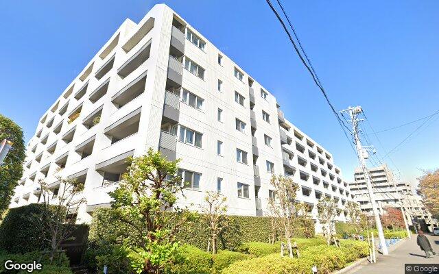 オーベル元住吉プレクシードの外観（Googleストリートビュー）