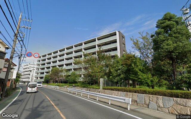 パークスクエア二子多摩川の外観（Googleストリートビュー）