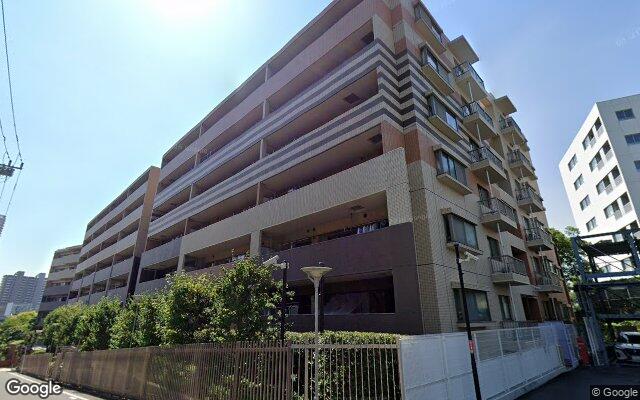 ライオンズヒルズ横濱新子安の外観（Googleストリートビュー）