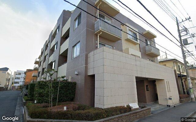 パルミナード武蔵小杉の外観（Googleストリートビュー）
