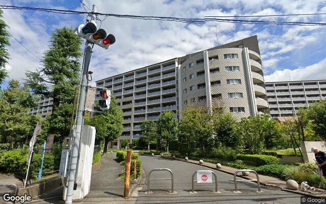 ザクレストシティセンターコートの外観（Googleストリートビュー）
