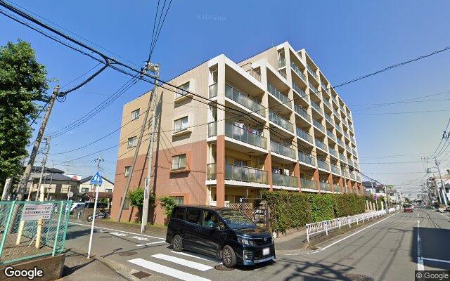 サンライズステージ相模原清新の外観（Googleストリートビュー）