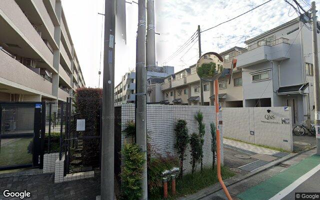 クオス等々力緑地の外観（Googleストリートビュー）