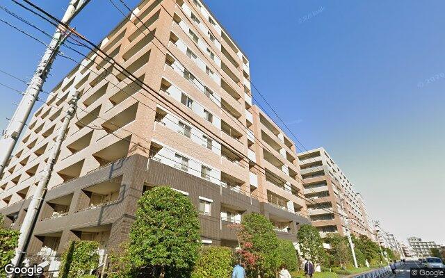 ネクサスガーデンエアリーテラスの外観（Googleストリートビュー）