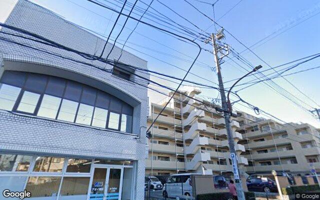 クレアコート東林間の外観（Googleストリートビュー）