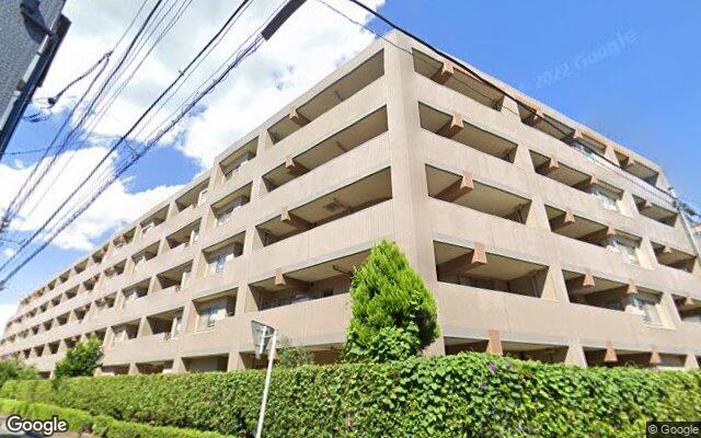 ライオンズマンション武蔵新城緑園の街壱番館の外観（Googleストリートビュー）