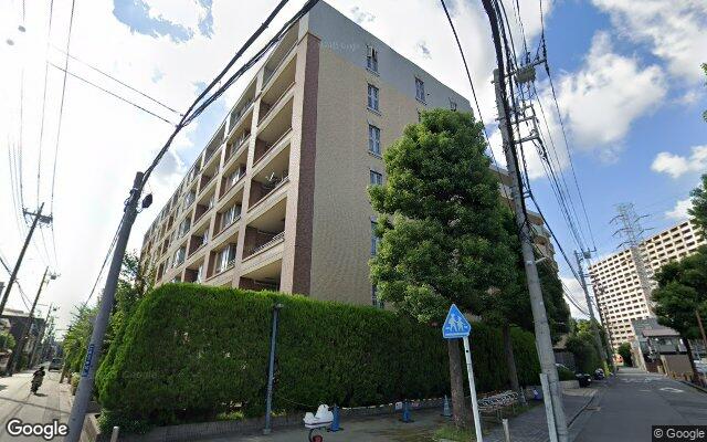 グランシティ川崎パークサイドレジデンスの外観（Googleストリートビュー）