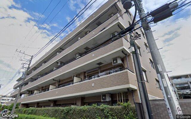 セザールガーデン武蔵新城の外観（Googleストリートビュー）