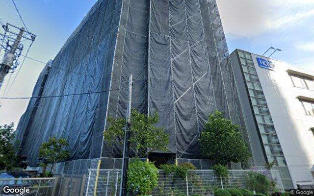 パークハウス横浜新子安の外観（Googleストリートビュー）