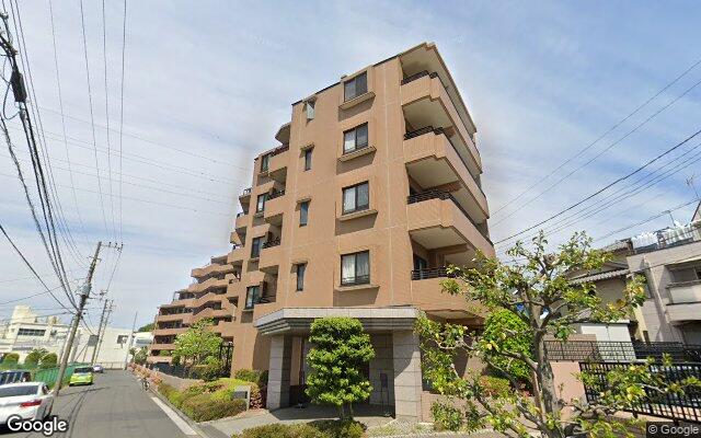 コスモサンディックレジデンス大倉山の外観（Googleストリートビュー）
