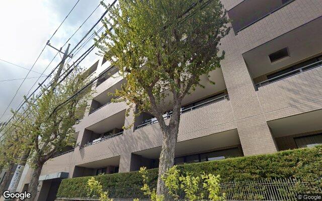 鷺沼南パークホームズ並木通りの外観（Googleストリートビュー）