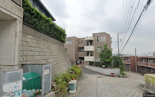 リーベスト山手ウエストヒルズの外観（Googleストリートビュー）
