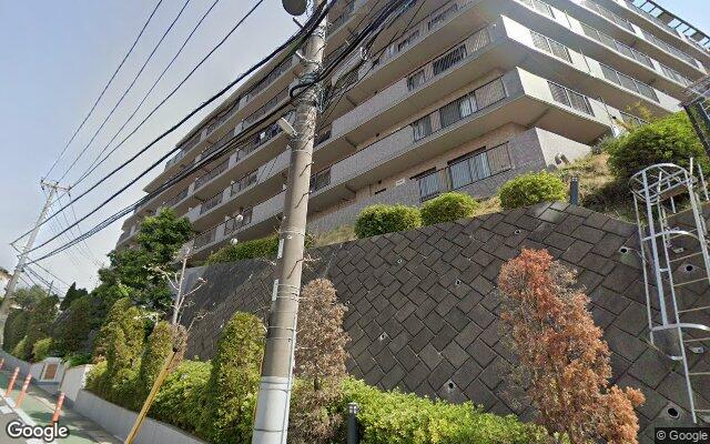 宮前平パークホームズGRANDHILLの外観（Googleストリートビュー）