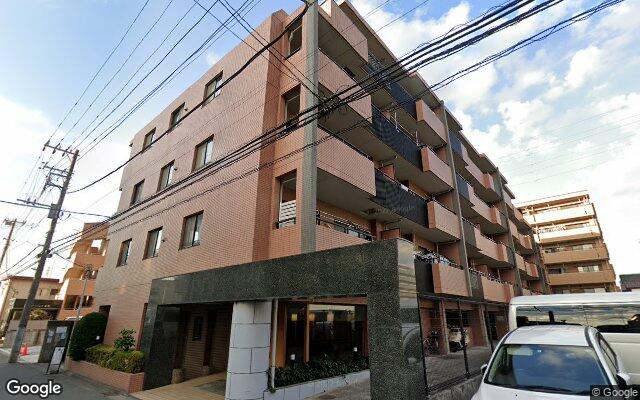 コスモ綱島東の外観（Googleストリートビュー）