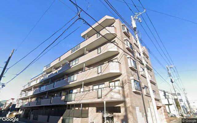 ロワールガーデン東林間の外観（Googleストリートビュー）