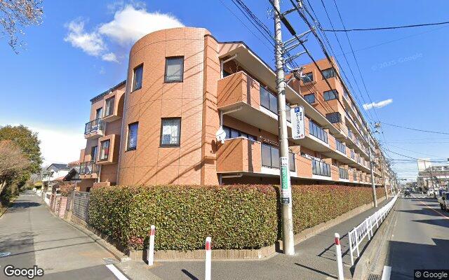 ハイホーム東林間の外観（Googleストリートビュー）