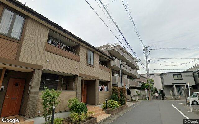 多摩川中野島パークホームズ参番館の外観（Googleストリートビュー）