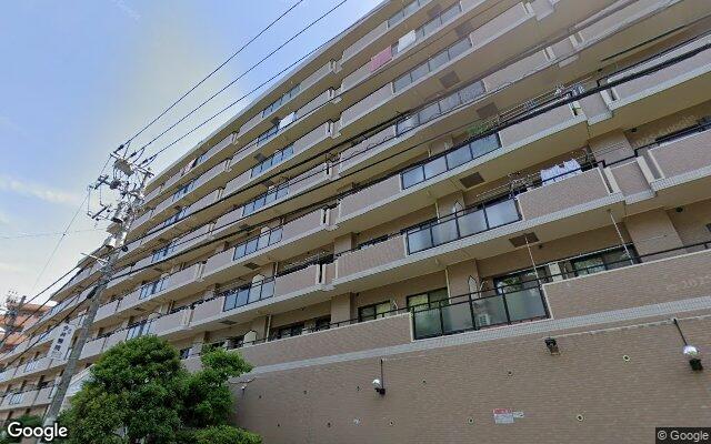 ワコーレ横浜蒔田2の外観（Googleストリートビュー）