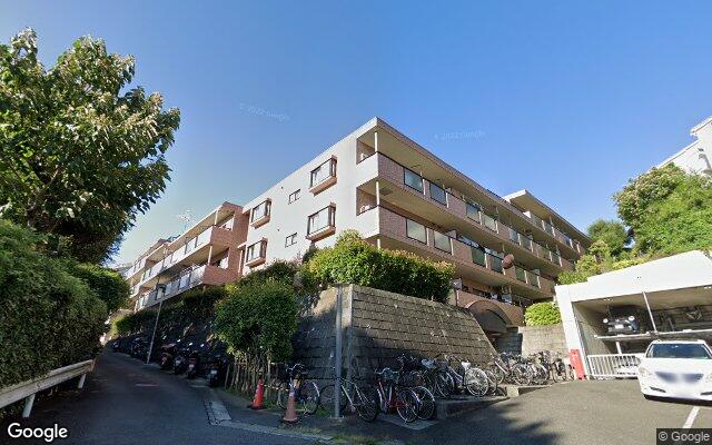 ロイヤルプラザ武蔵中原の外観（Googleストリートビュー）