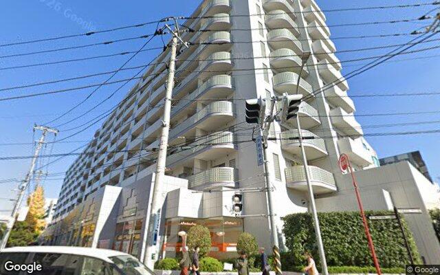 ニューシティ東戸塚パークハウス南の街の外観（Googleストリートビュー）