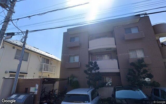 エクセラージュあざみ野の外観（Googleストリートビュー）