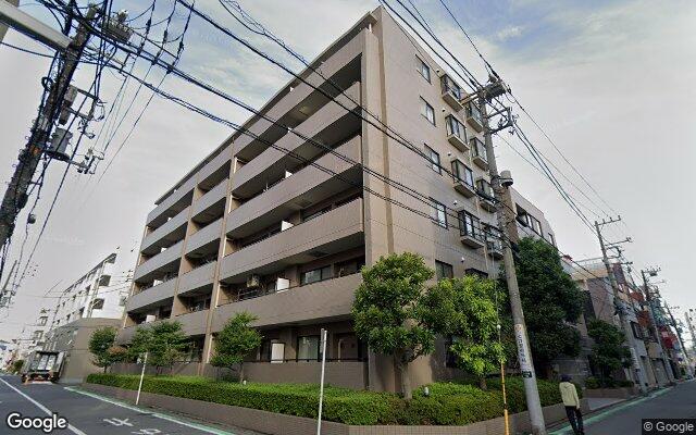 横浜大口ガーデンハウスの外観（Googleストリートビュー）