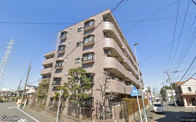 クレッセント武蔵中原の外観（Googleストリートビュー）