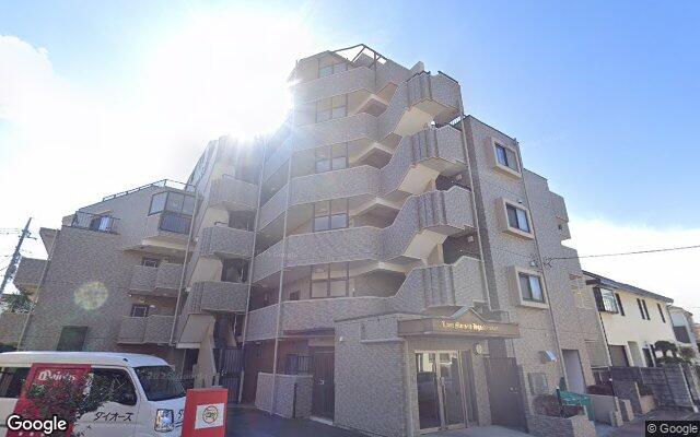 ライオンズマンション東林間の外観（Googleストリートビュー）