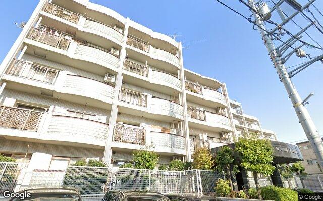 日吉ダイヤモンドマンション2号館の外観（Googleストリートビュー）