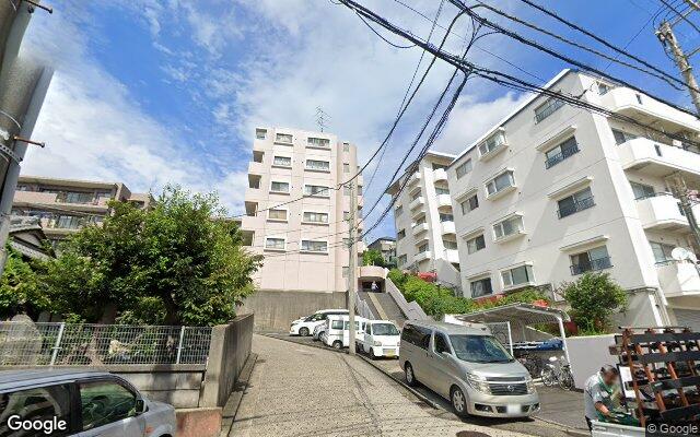 菊名パークホームズの外観（Googleストリートビュー）