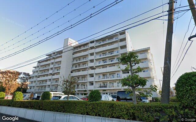 藤和茅ヶ崎ハイタウン2号棟の外観（Googleストリートビュー）
