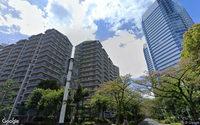 パークシティ新川崎の外観（Googleストリートビュー）