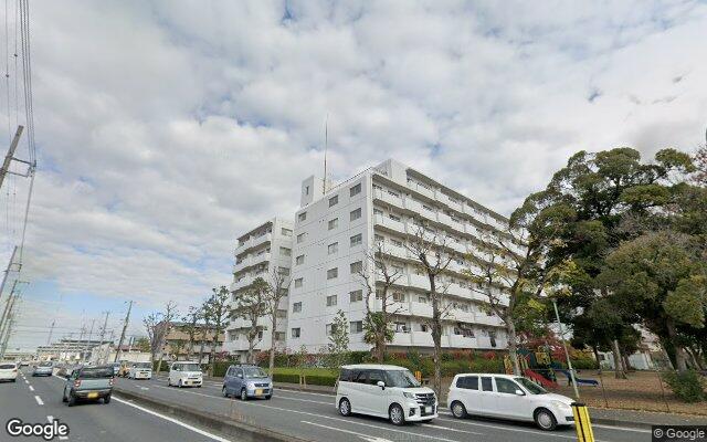 コスモ海老名ウッドスクエアの外観（Googleストリートビュー）