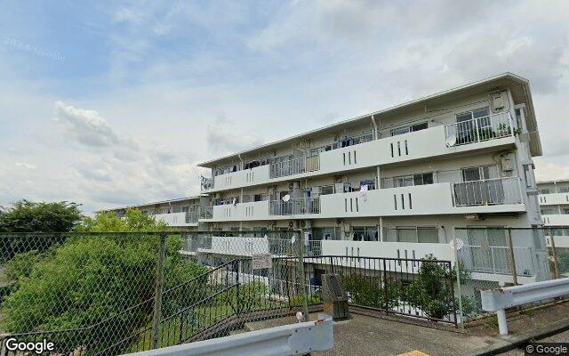 ライオンズマンション中山ガーデンB棟の外観（Googleストリートビュー）