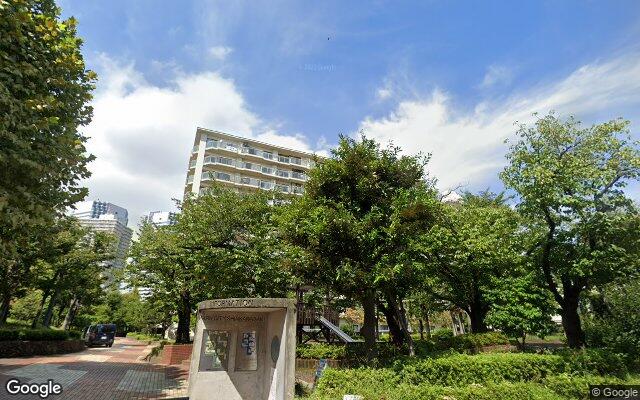 パークシティ新川崎東一番街J棟の外観（Googleストリートビュー）