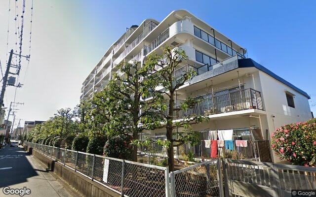 ライネスハイム綱島弐番館の外観（Googleストリートビュー）