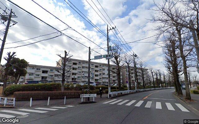 霧が丘グリーンタウン第4住宅1-8号棟の外観（Googleストリートビュー）