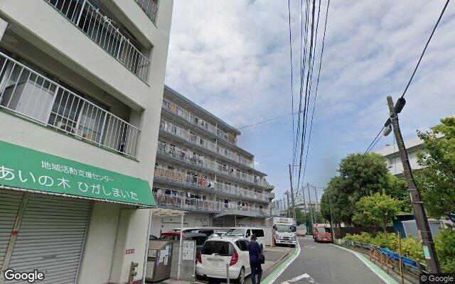 日清第2横浜コーポの外観（Googleストリートビュー）
