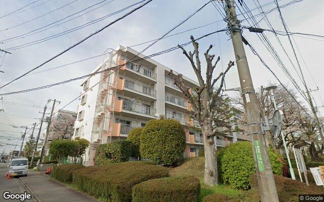 厚木そりだハイツ5号棟の外観（Googleストリートビュー）