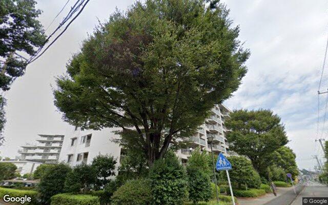 大倉山ハイム6号棟の外観（Googleストリートビュー）