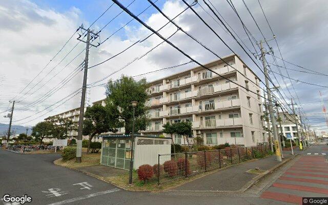 海老名みずほハイツ2号棟の外観（Googleストリートビュー）
