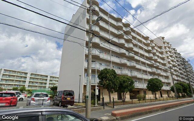 大津シーハイツK棟の外観（Googleストリートビュー）