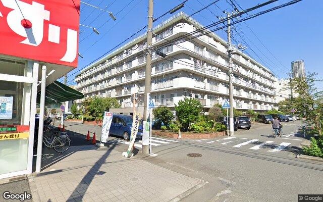 武蔵小杉ハイツの外観（Googleストリートビュー）