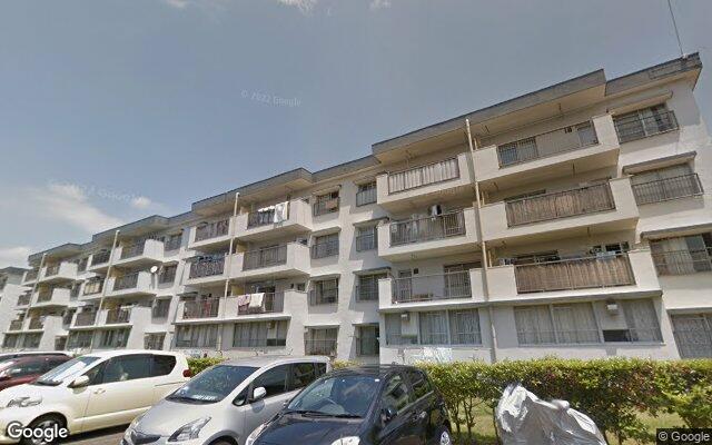 三枝木台住宅9号棟の外観（Googleストリートビュー）